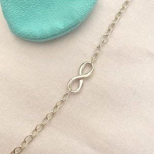 Tiffany & Co Sterling Silver Infinity Bracelet